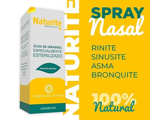 Rinite e Sinusite? Naturite Spray é a Solução Natural!